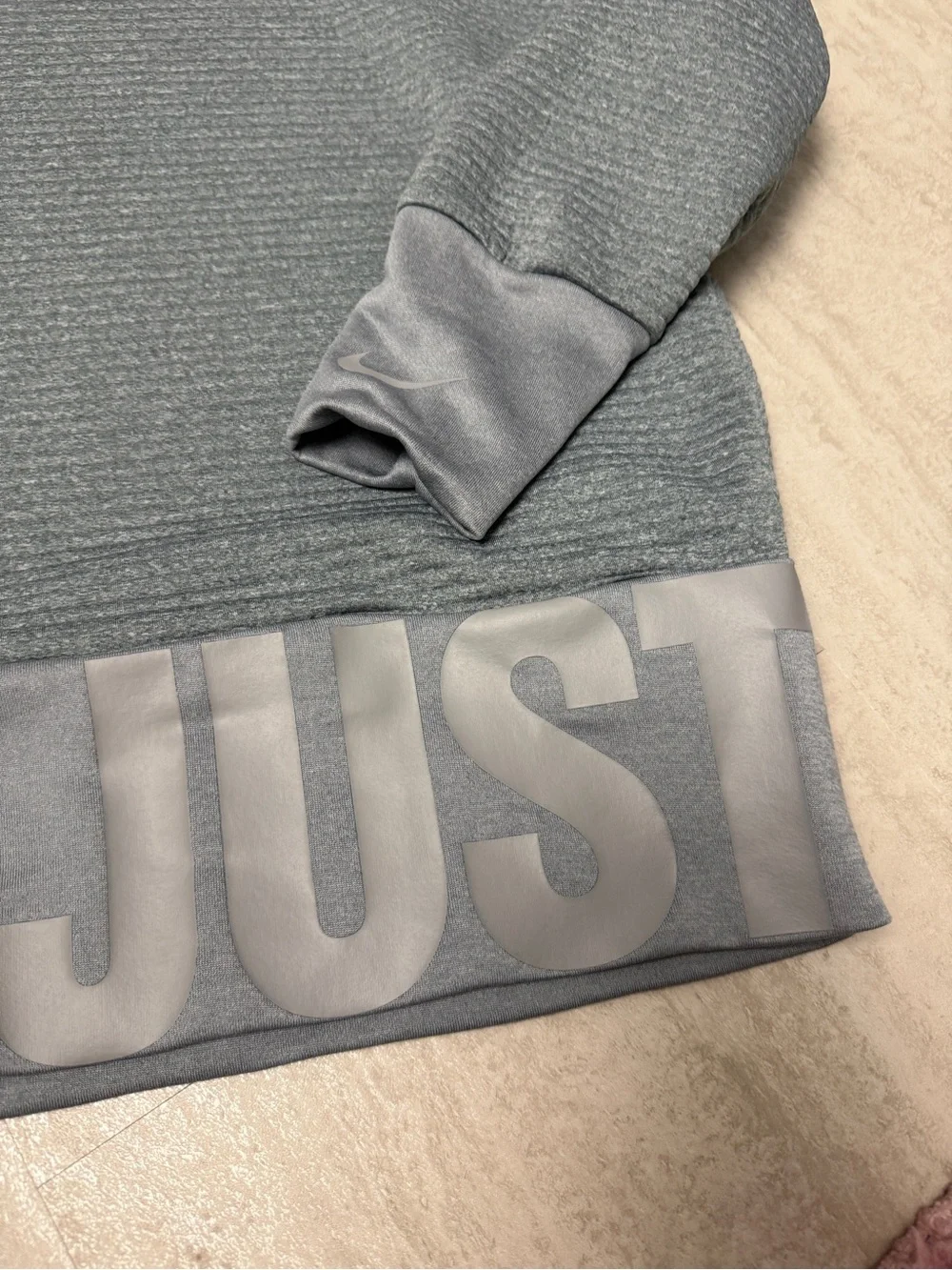 Nike sweatshirt Nike Dri-FIT ribbed training crewneck sweatshirt Just Do It